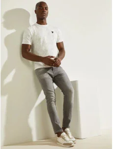 Pánské tričko U1BA11J1311 - P00M - Slonová kost - Guess