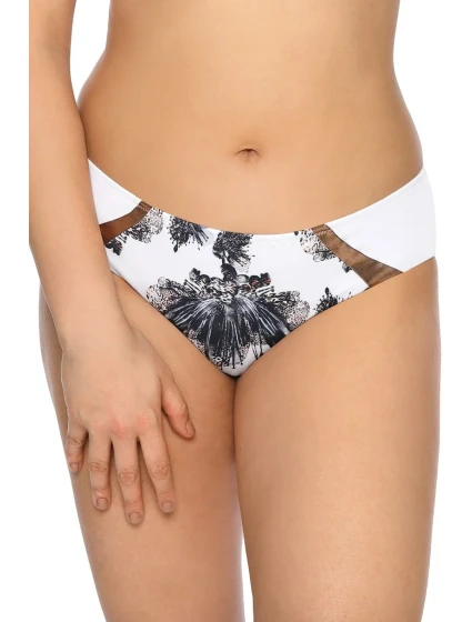 Dámské plavkové kalhotky brazilky SF model 21913435 WHITE - AVA SWIMWEAR