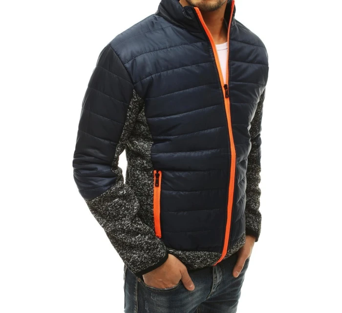 Pánská přechodná bunda tmavě modrá Dstreet TX3783z Pánská přechodná bunda tmavě modrá Dstreet TX3783z