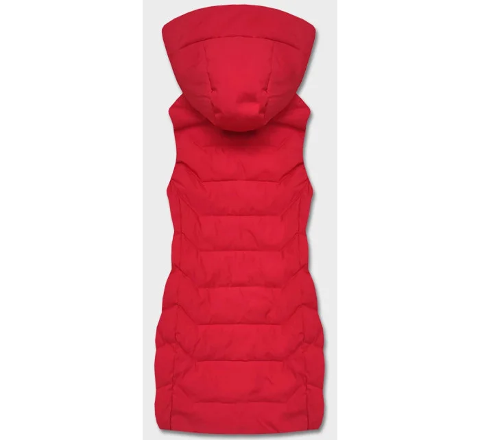 Červená dámská vesta s kapucí model 18141081 - S'WEST