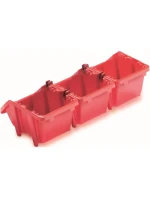 BINEER KRÁTKÁ 8DÍLNÁ SADA DÍLENSKÝCH PODNOSŮ ČERVENÁ KISTENBERG