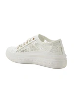 Lee Cooper dámské sportovní boty white platform lace-up dámské