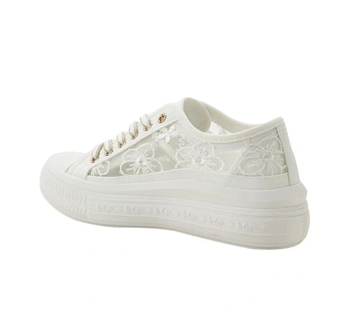 Lee Cooper dámské sportovní boty white platform lace-up dámské
