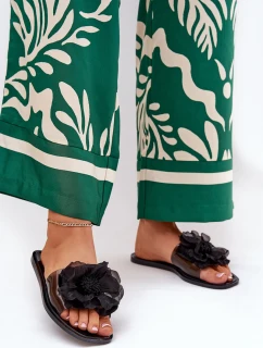 Průhledné Ploché Pantofle Dámské Se  Černé model 21687741 - Boto