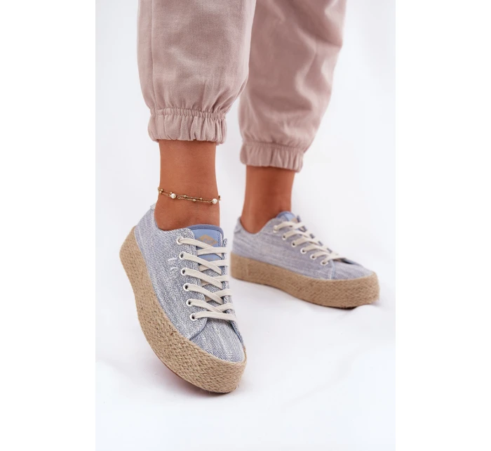 Dámské Tenisky Na Platformě S Pletením model 21693330 Světle Béžové - Lee Cooper