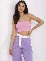 Kalhoty DHJ SP model 20969335 světle fialové - FPrice Kalhoty DHJ SP model 20969335 světle fialové - FPrice