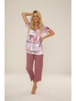 DÁMSKÉ PYŽAMO FIALOVÉ 777