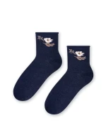 Vzorované netlačící ponožky Steven art.099 35-40