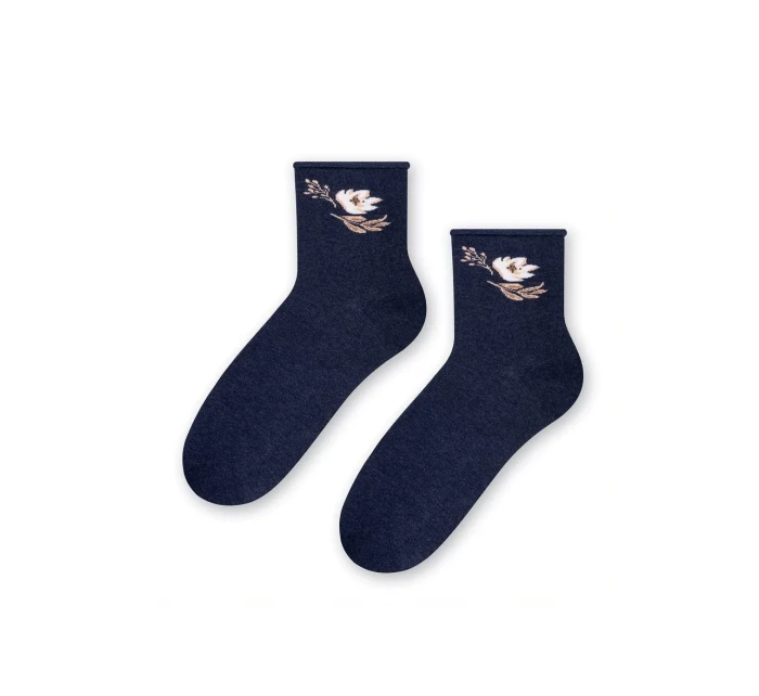 Vzorované netlačící ponožky Steven art.099 35-40