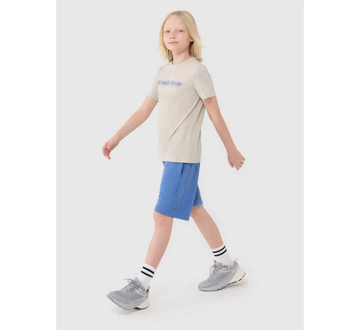 Chlapecké bavlněné tričko 4F 4FJWSS25TTSHM2186-12S Chlapecké bavlněné tričko 4F 4FJWSS25TTSHM2186-12S