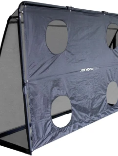 Fotbalová branka se sítí a střeleckým terčem 240x160x80 cm ENERO PRO