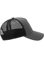 Atlantis Headwear Rapper Cotton-S 5 panelová Trucker kšiltovka 33.0260 grey/black Atlantis Headwear Rapper Cotton-S 5 panelová Trucker kšiltovka 33.0260 grey/black