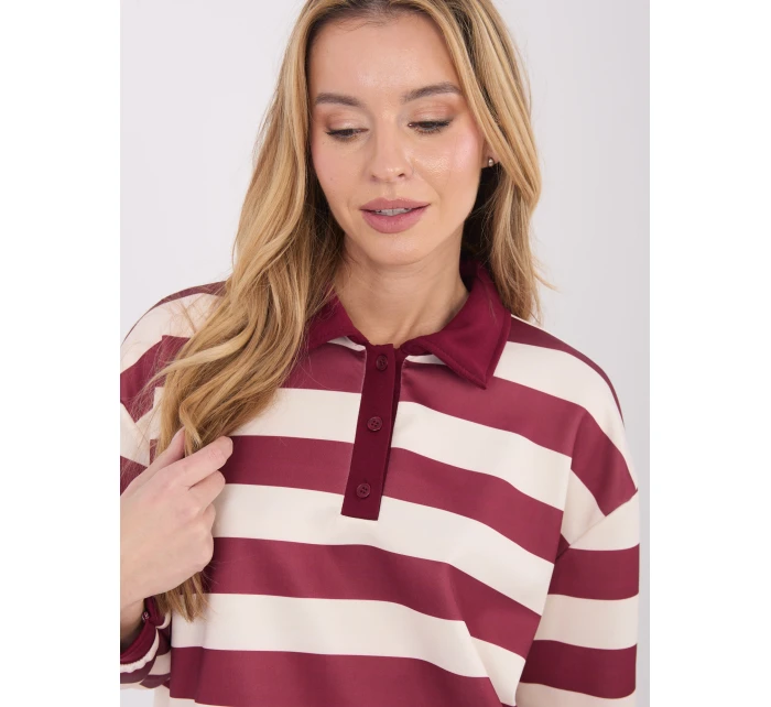 Bluzka IT BZ model 21834278 bordowy - FPrice