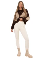 Sweter MI SW model 21782469 brązowy - FPrice Sweter MI SW model 21782469 brązowy - FPrice