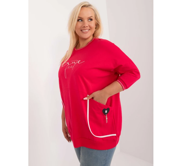 Bluzka RV BZ model 21271996 czerwony - FPrice Bluzka RV BZ model 21271996 czerwony - FPrice