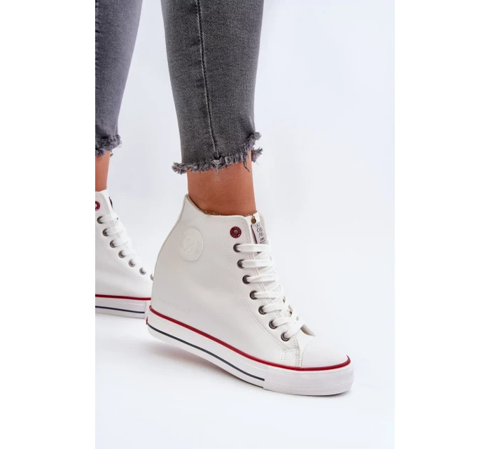 Dámské tenisky na klínku Cross Jeans White