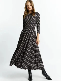 Elegantní dámské šaty model 19381686 černé Monnari - BeWear