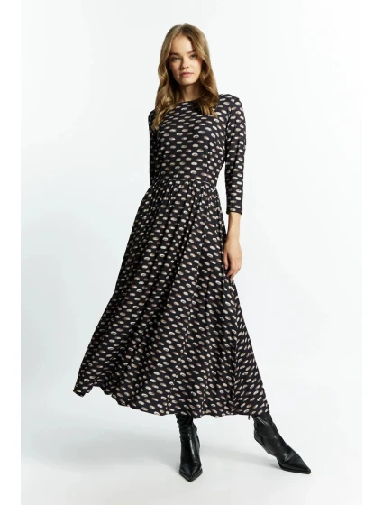 Elegantní dámské šaty model 19381686 černé Monnari - BeWear