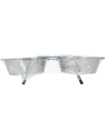 Nádoba pro psy a kočky z nerezové oceli 2x550ML