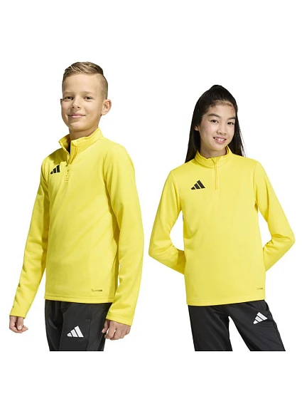 Dětský tréninkový top adidas Entrada 26 žlutý JZ6639 Dětský tréninkový top adidas Entrada 26 žlutý JZ6639
