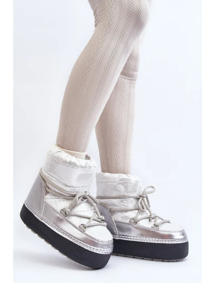 Dámské zimní boty se šněrováním model 21644972 - Boto Dámské zimní boty se šněrováním model 21644972 - Boto