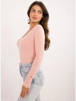 Sweter AT SW model 20493437 jasny różowy - FPrice Sweter AT SW model 20493437 jasny różowy - FPrice