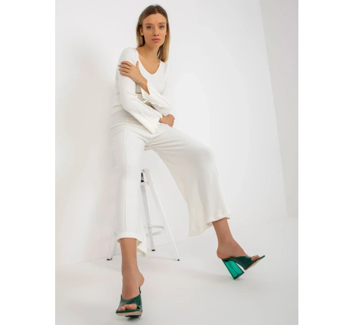 Kalhoty VI SP 20261.32X ecru Kalhoty VI SP 20261.32X ecru