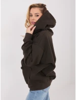 WT BL mikina A1066.53 tmavě hnědá