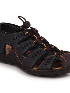 Unisex sportovní sandály 22021-14 Tmavě modrá - Rieker