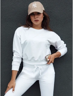 CASUALVIBE dámská klasická mikina bílá FashionStreet BY1299