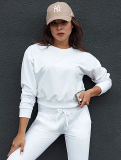 CASUALVIBE dámská klasická mikina bílá FashionStreet BY1299