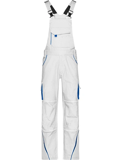 Daiber JN 848 (42-60) Pracovní kalhoty s laclem - Color 02.0848 white/royal Daiber JN 848 (42-60) Pracovní kalhoty s laclem - Color 02.0848 white/royal