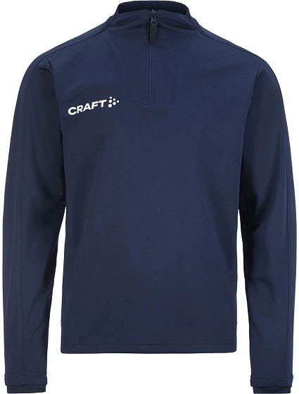 Craft Teamwear Evolve 2.0 Half Zip Jr Dětská tréninková bunda s 1/4 zipem 82.4764 navy Craft Teamwear Evolve 2.0 Half Zip Jr Dětská tréninková bunda s 1/4 zipem 82.4764 navy