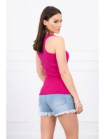 Žebrovaná halenka s model 18743040 - K-Fashion Žebrovaná halenka s model 18743040 - K-Fashion