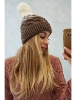 Fleecová čepice model 18750001 - K-Fashion Fleecová čepice model 18750001 - K-Fashion