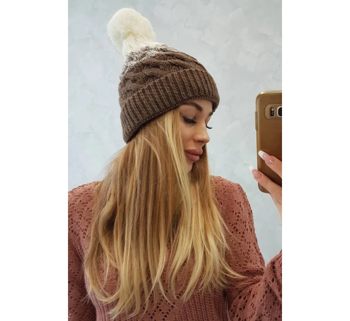 Fleecová čepice model 18750001 - K-Fashion Fleecová čepice model 18750001 - K-Fashion