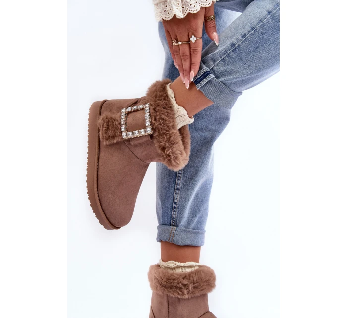 sněhule s tmavě hnědé model 21633625 - Boto sněhule s tmavě hnědé model 21633625 - Boto