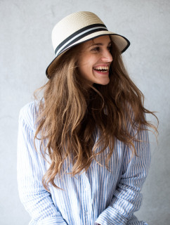 Klobouk Jasmine Light Beige Hat - Art of Polo