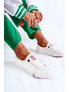 Dámské tenisky Big Star - bílé/červené