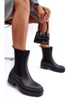 Matné boty Big Star černé Matné boty Big Star černé