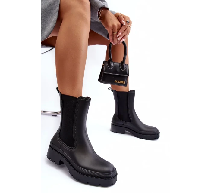 Matné boty Big Star černé Matné boty Big Star černé