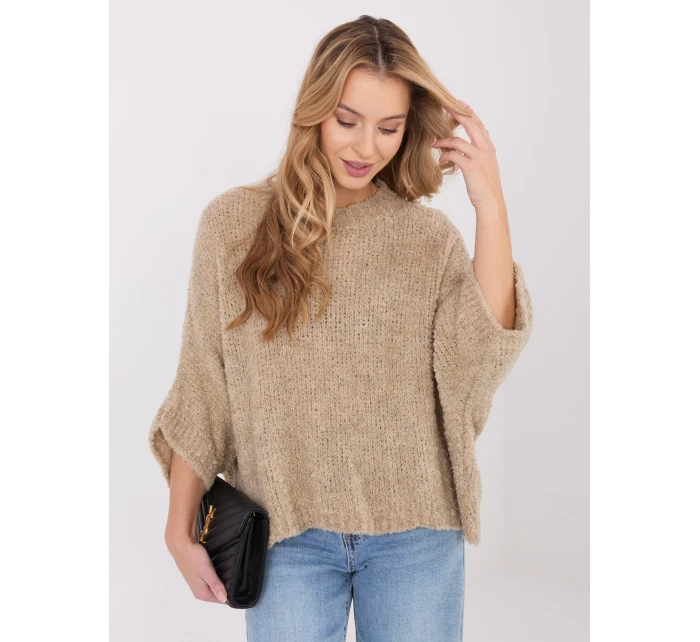 Sweter CH SW model 21782465 beżowy - FPrice Sweter CH SW model 21782465 beżowy - FPrice