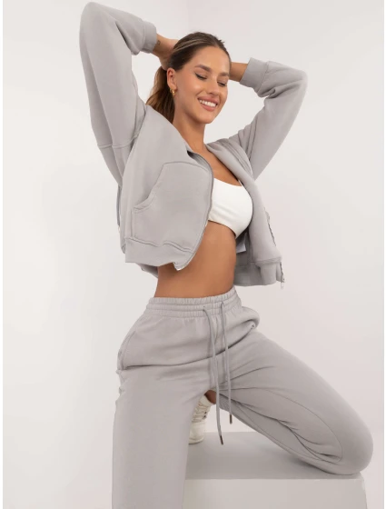 Tepláky CLM DR 1107.22X světle šedé