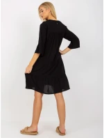 Šaty D73761M30214A6EN černé