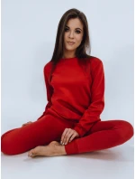 Dámská tepláková souprava červená Dstreet model 21962792 - FashionStreet Dámská tepláková souprava červená Dstreet model 21962792 - FashionStreet