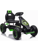 MOTOKÁROVÉ ŠLAPACÍ AUTO ENERO 18 ČERNÉ A ZELENÉ