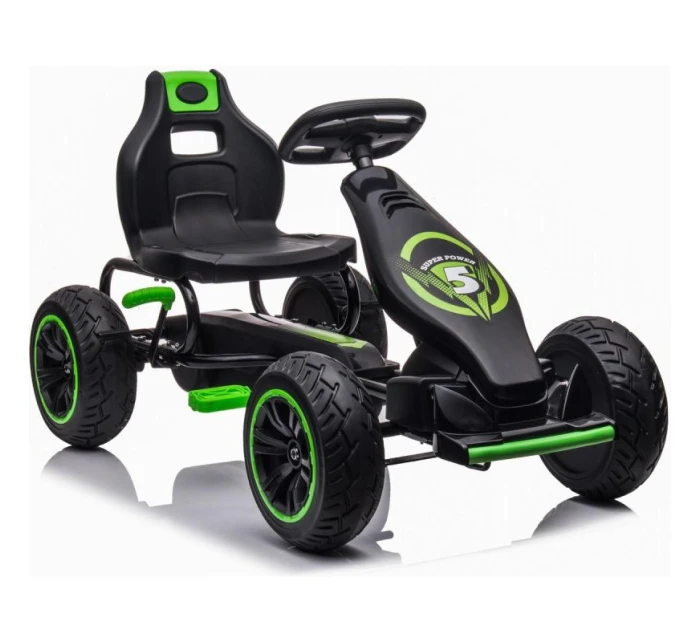 MOTOKÁROVÉ ŠLAPACÍ AUTO ENERO 18 ČERNÉ A ZELENÉ