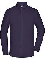 Daiber JN 1372 Popelínová košile slim fit s dlouhým rukávem 02.1372 deep purple