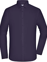 Daiber JN 1372 Popelínová košile slim fit s dlouhým rukávem 02.1372 deep purple
