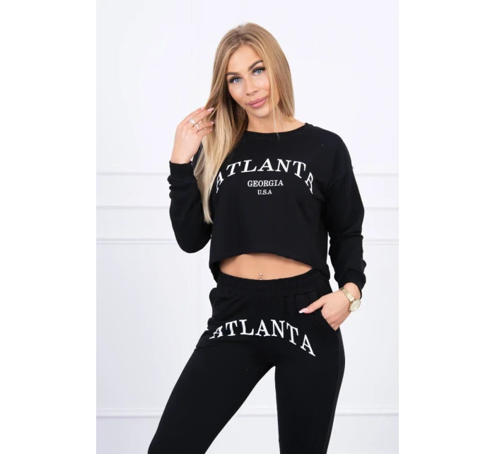 Atlanta tištěná sada černá